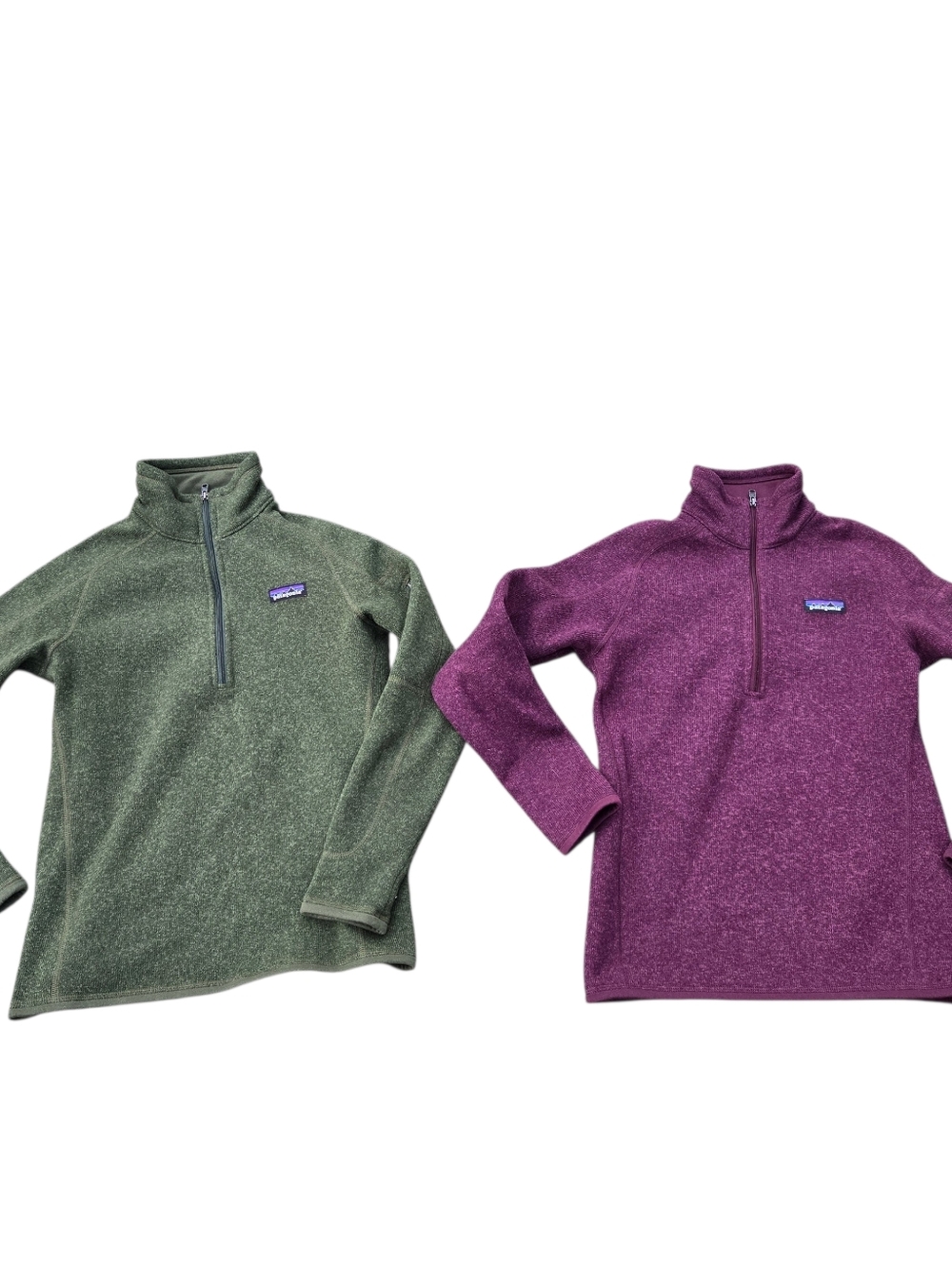 Patagonia Better Sweater Womens Quarter-Zip Pullover Size XS. Lot Of‎ 2